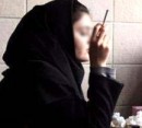 ژست جدید برخی دختران ایرانی