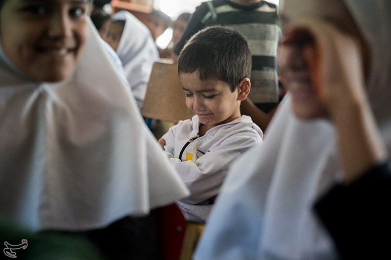تصاوير حضور معصومه ابتکار در یکی از مدارس انجمن کودکان کار